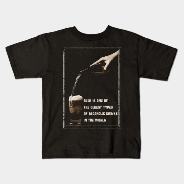 BEER!! Kids T-Shirt by Bunagemoy